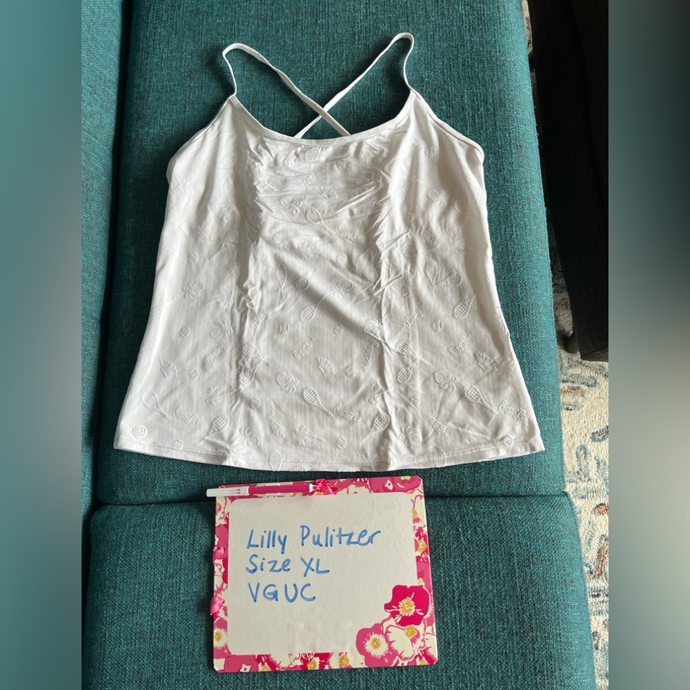 Lilly Pulitzer Resort White Perfect Match Brandy Bra Tank Top
